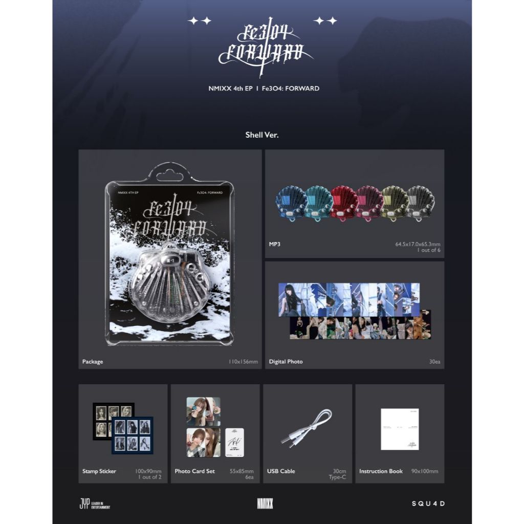 NMIXX FE3O4 FORWARD shell ver ジウ MP3 Amazon.com: NMIXX Fe3O4: FORWARD Shell Ver. Album, 4th EP with MP3