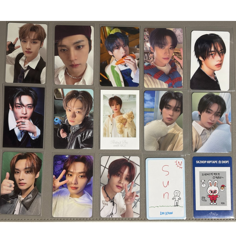 Stray Kids Tarjetas Fotográficas Oficiales De Leeknow : Versión De ...