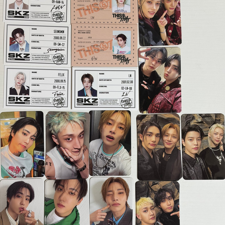 Stray Kids Tarjeta Fotográfica Oficial De SKZ This & Ese | Shopee México