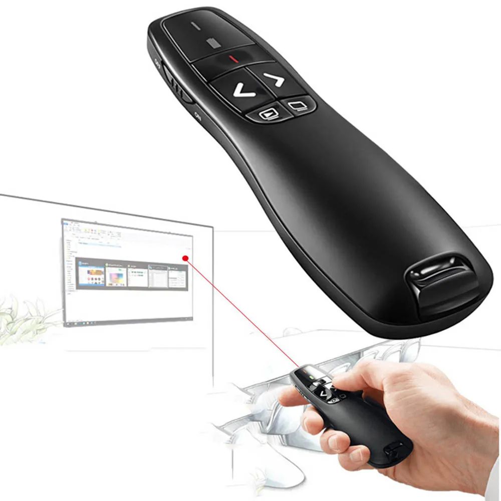 Presentador Inalámbrico De 2,4 Ghz PPT Page Turner USB K400 Puntero ...