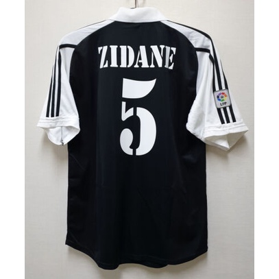 Camiseta retro Real Madrid 2001-2002 Negro zidane