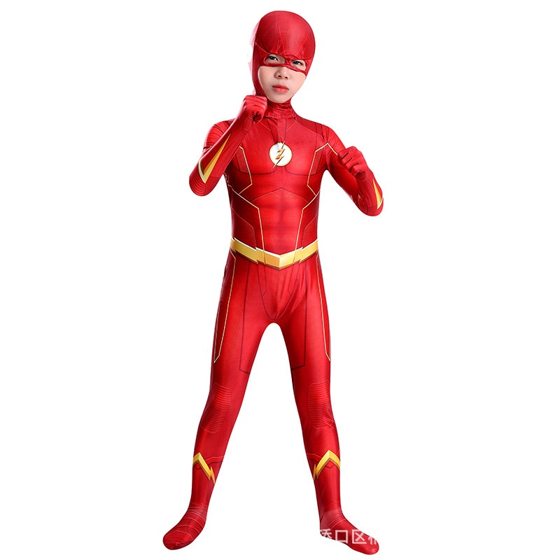 El Mono Flash Para Niños Adultos Hombres Superhéroe Fantasía Cómics ...