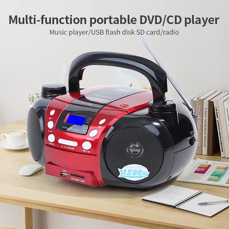 Reproductor De Discos Portátil Multifunción DVD/VCD/CD/MP3 radio ...